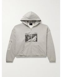 Enfants Riches Deprimes - Assemblage Appliquéd Printed Cotton-Jersey Zip-Up Hoodie - Lyst