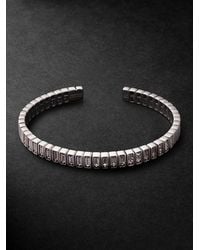 Suzanne Kalan - Inlay 18-Karat Diamond Bangle - Lyst