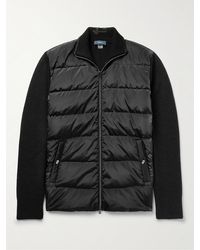 Herno - Ribbed Shell-panelled Virgin Wool Down Jacket - Lyst