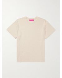 The Elder Statesman - T-shirt in jersey di misto cotone e lino - Lyst