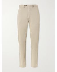 Hartford - Taylor Straight-leg Cotton-gabardine Trousers - Lyst