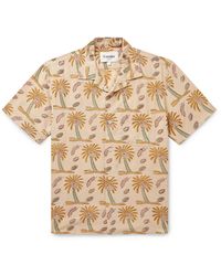 Corridor NYC - Camp-collar Printed Cotton-gauze Shirt - Lyst