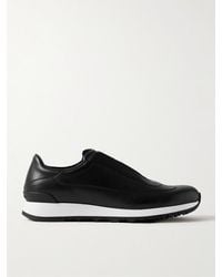 John Lobb - Lift Leather Slip-On Sneakers - Lyst