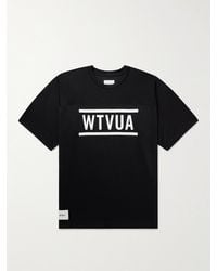 WTAPS - T-Shirt aus Jersey aus einer Baumwollmischung mit Print - Lyst