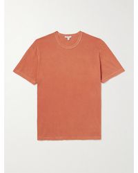 James Perse - T-shirt in jersey di cotone pettinato - Lyst