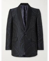 Favourbrook - Twill-Trimmed Paisley-Jacquard Cotton And Silk-Blend Tuxedo Jacket - Lyst