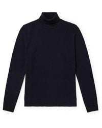 MR P. - Slim-Fit Ribbed Merino Wool Rollneck Sweater - Lyst