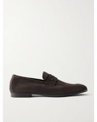 Tom Ford - Sean Suede Penny Loafers - Lyst