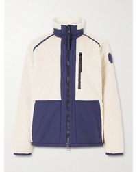 Canada Goose - Westport Logo-Appliquéd Wool-Blend Fleece And Cotton-Blend Jacket - Lyst