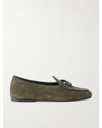Rubinacci - Marphy Tasseled Suede Loafers - Lyst