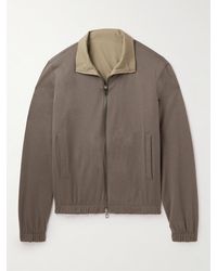 Loro Piana - Reversible Windmate® Storm System® Shell And Cashmere Bomber Jacket - Lyst