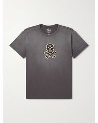 RRL - Appliquéd Cotton-jersey T-shirt - Lyst