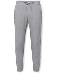 lululemon - License To Train Slim-Fit Tapered Stretch Recycled-Shell Track Pants - Lyst