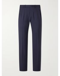 Brioni - Plume Straight-Leg Wool And Mohair-Blend Trousers - Lyst