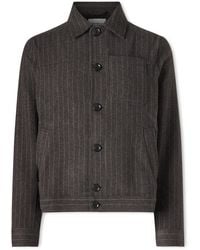 Oliver Spencer - Buffalo Striped Wool-Blend Jacket - Lyst