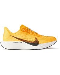 Nike - Pegasus Plus Lv8 Logo-Print Flyknit Running Sneakers - Lyst