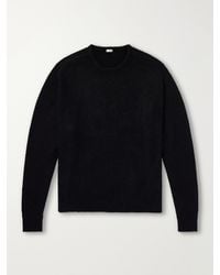 A.PRESSE - Brushed Cashmere Sweater - Lyst
