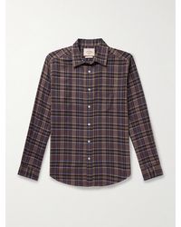 Portuguese Flannel - Teca Checked Organic Cotton-Flannel Shirt - Lyst