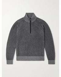Bogner - Dwayne Ribbed Wool And Cashmere-Blend Half-Zip Ski Mid-Layer - Lyst