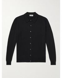 John Smedley - Tibor Merino Wool Cardigan - Lyst