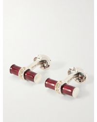 Deakin & Francis - Enamel And Sterling Cufflinks - Lyst