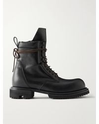 Rick Owens - Army Gabe Leather Boots - Lyst