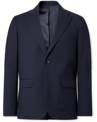 Officine Generale - Kent Fresco Wool Suit Jacket - Lyst