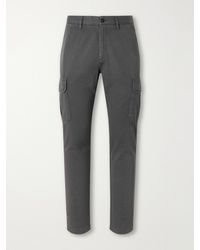 MR P. - Samuel Slim-Fit Straight-Leg Organic Cotton-Twill Cargo Trousers - Lyst