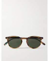 Garrett Leight - Carlton Round-frame Tortoiseshell Acetate Sunglasses - Lyst