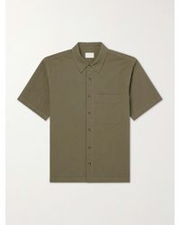 Aimé Leon Dore - Cropped Cotton-Seersucker Shirt - Lyst