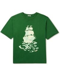 Bode - Pirate Ship Logo-print Cotton-jersey T-shirt - Lyst