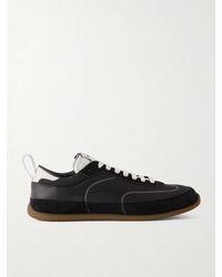 McQueen - Ec1 Nylon, Suede And Leather Sneakers - Lyst