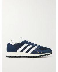 adidas Originals - Pop Trading Co Trx Suede-trimmed Mesh Sneakers - Lyst