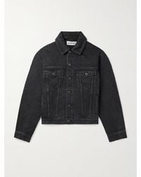 Loewe - Anagram Logo-appliquéd Denim Jacket - Lyst