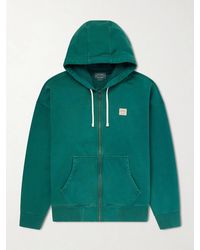 Polo Ralph Lauren - Logo-Appliquéd Cotton-Jersey Zip-Up Hoodie - Lyst