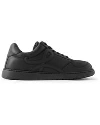 Loewe - Jambo Logo-appliquéd Leather Sneakers - Lyst
