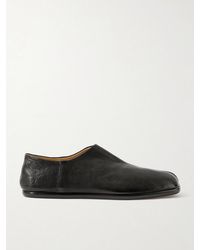 Maison Margiela - Tabi Babouche Split-Toe Leather Slip-Ons - Lyst