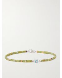 M. Cohen - Cherish Sterling Silver Jade Beaded Bracelet - Lyst