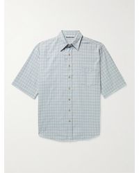 Acne Studios - Sandros Oversized Checked Cotton-flannel Shirt - Lyst