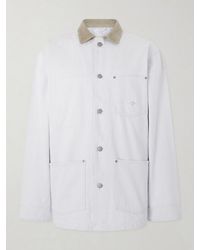Aimé Leon Dore - Corduroy-Trimmed Denim Jacket - Lyst