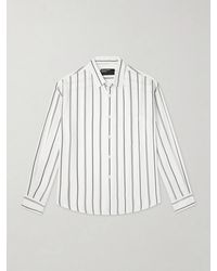 Enfants Riches Deprimes - Henri's Everyday Striped Silk-Blend Satin Shirt - Lyst