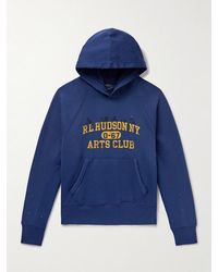 Polo Ralph Lauren - Printed Cotton-Blend Jersey Hoodie - Lyst