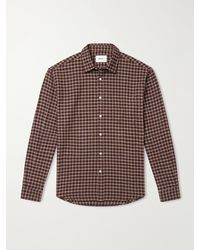 NN07 - Deon 5465 Checked Organic Cotton-Flannel Shirt - Lyst