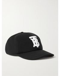 Burberry - Embroidered Cotton-twill Baseball Cap - Lyst