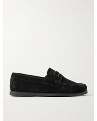 Saman Amel - City Moc Suede Boat Shoes - Lyst