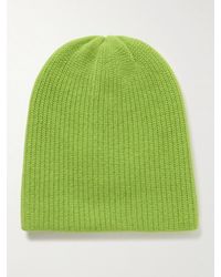 The Elder Statesman - Watchman Ribbed Cashmere Beanie - Lyst