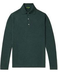 Sid Mashburn - Rally Cotton And Cashmere-blend Polo Shirt - Lyst