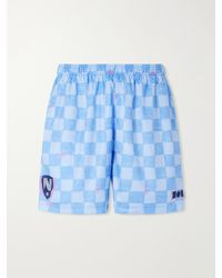 NAHMIAS - Scribble Straight-Leg Printed Jersey Shorts - Lyst