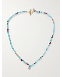 Peyote Bird - Daytrip-Plated And Sterling Multi-Stone Beaded Necklace - Lyst