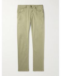 Incotex - Slim-fit Cotton-blend Trousers - Lyst